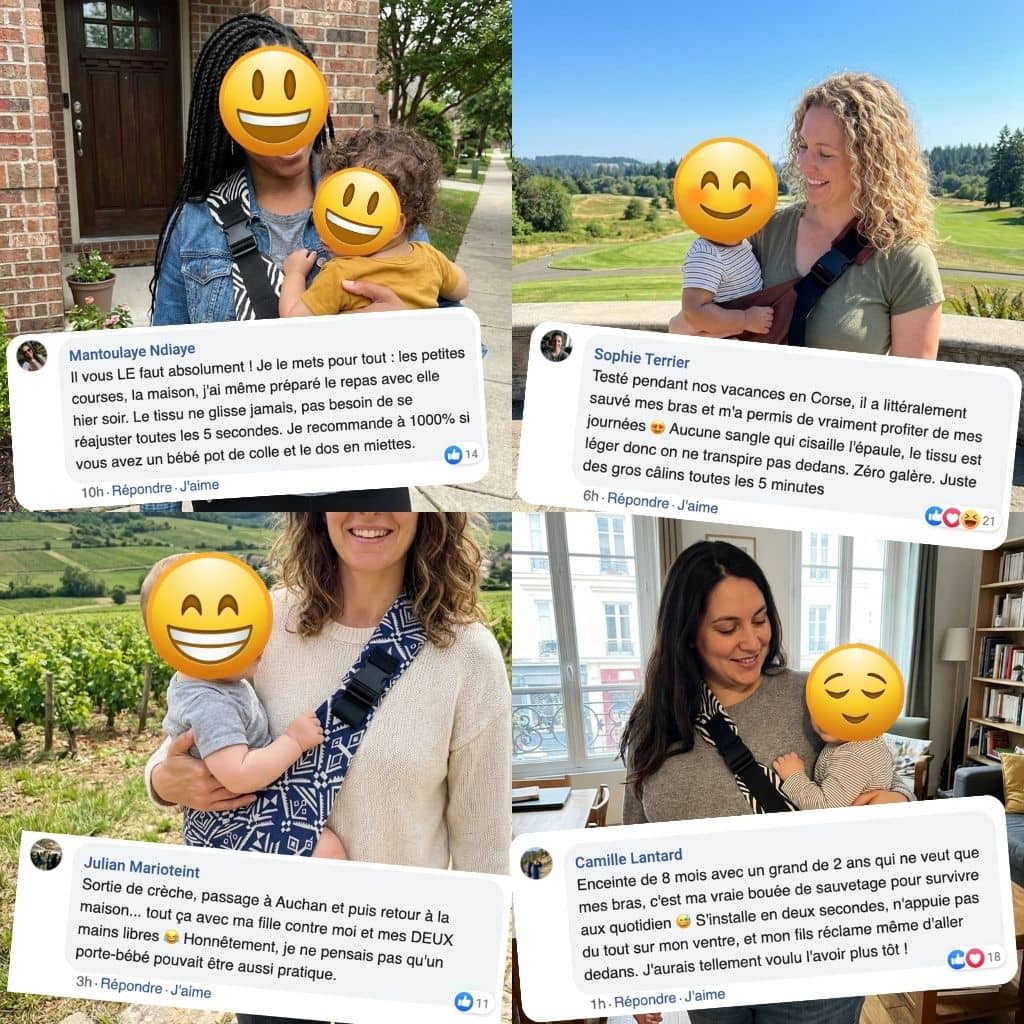 Le Porte-Bébé Bandoulière